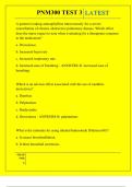 PNM300 TEST 3 QUESTIONS AND ANSWERS 2025