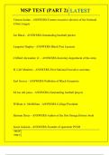 MSP TEST &lpar;PART 2&rpar; QUESTIONS AND ANSWERS 2025