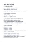 CHM 2045 EXAM 1 Questions with correct Answers &lpar;A&plus; GRADED 100&percnt; VERIFIED&rpar;&vert; 2025&sol;2026
