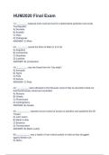 HUM2020 Final Exam Questions with correct Answers &lpar;A&plus; GRADED 100&percnt; VERIFIED&rpar;&vert; 2025&sol;2026