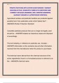 PRIVATE PESTICIDE APPLICATOR EXAM VERSION 1 NEWEST  2025&sol;2026 ACTUAL EXAM WITH COMPLETE QUESTIONS AND  CORRECT DETAILED ANSWERS &lpar;100&percnt; VERIFIED ANSWERS&rpar;  &vert;ALREADY GRADED A&plus;&vert; &vert;&vert;PROFESSOR VERIFIED&vert;&vert;