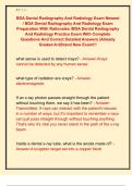 BDA Dental Radiography And Radiology Exam Newest  &sol; BDA Dental Radiography And Radiology Exam  Preparation With Rationales &sol;BDA Dental Radiography  And Radiology Practice Exam With Complete  Questions And Correct Detailed Answers &vert;Already  Graded A&plus;&vert;Brand