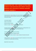 Exam 2&colon; NUR206&sol; NUR 206 &lpar;New 2025&sol;2026 New Update&rpar; 