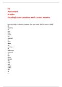 TSI Assessment Practice &lpar;Reading&rpar; Exam Questions With Correct Answers&period;