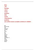 WGU c787 Nutrition cohort review questions 2025 update comprehensive questions and verified answers &lpar;complete solutions&rpar; A&plus; GRADE&excl;&excl; 
