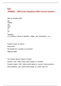 Epic AMB400 &ndash; 2025 Exam Questions With Correct Answers 
