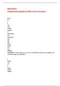 Operations Fisdap Exam Questions With Correct Answers&period;
