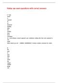 Fisdap ops exam questions with correct answers&period;