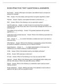 ECES-PRACTICE TEST QUESTIONS & ANSWERS