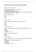 ECES PRACTICE QUESTIONS & ANSWERS