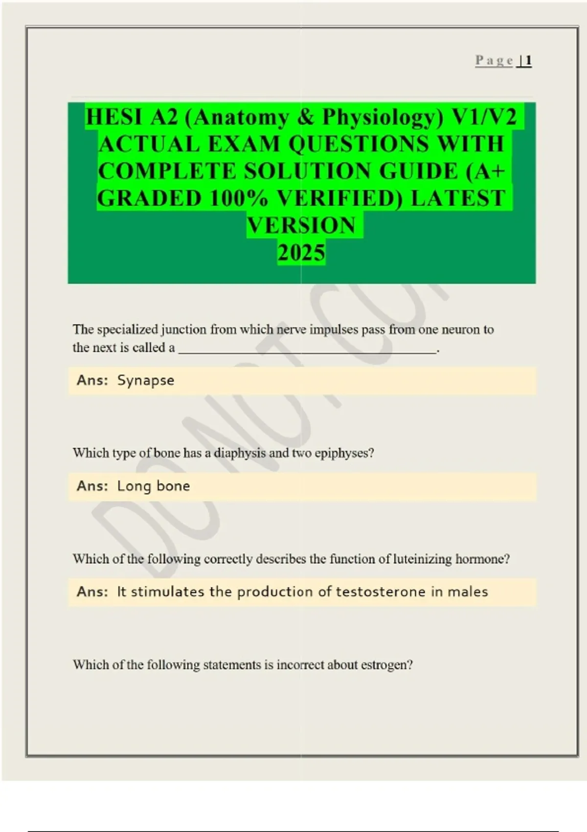 hesi-a2-anatomy-physiology-v1-v2-complete-2025-study-guide-for