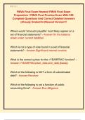 FMVA Final Exam Newest &sol;FMVA Final Exam  Preparation &sol; FMVA Final Practice Exam With 250  Complete Questions And Correct Detailed Answers  &vert;Already Graded A&plus;&vert;Newest Version&excl;&excl;&excl;