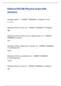 Edexcel IGCSE Physics exam with answers