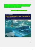 Test Bank for Environmental Science&colon; A Global Concern 16th Edition by William Cunningham&vert; 9781266653407&vert; All Chapters&vert; LATEST &vert;2025