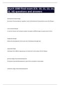 psych 1000 final exam &lpar;Ch&period; 10&comma; 11&comma; 13&comma; 14&comma; 15&comma; 16&rpar; questions and answers