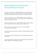 BCOR 1030 Midterm Study Guide Exam Questions With Correct Answers