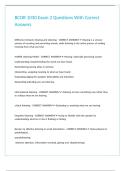 BCOR 1030 Exam 2 Questions With Correct Answers
