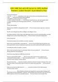 CON 1400 Test with All Correct & 100&percnt; Verified Answers &vert;Latest Version&vert; Guaranteed to Pass