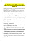 Con-367 Exam 2 with all Correct & 100&percnt; Verified Answers &vert;Latest Version&vert; Guaranteed to Pass&vert; Already Graded A&plus;