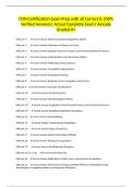 CON Certification Exam Prep with all Correct & 100&percnt; Verified Answers&vert; Actual Complete Exam&vert; Already Graded A&plus;