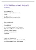 NURS 5463 Exam 4 Study Guide with answers