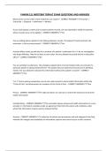 PHARM 151 MIDTERM TOPHAT EXAM QUESTIONS AND ANSWERS