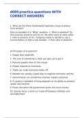 d089 practice questions WITH CORRECT ANSWERS&period;