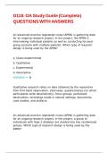 D118 OA Study Guide &lpar;Complete&rpar; QUESTIONS WITH ANSWERS&comma;