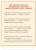AMT RPT Practice Test 2025 &vert; Phlebotomy Technician &lpar;RPT&rpar; Exam &vert; 500 Q&A &vert; Graded A&plus;