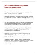 WGU D386 Pre-Assessment exam questions with answers&period;