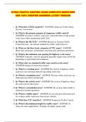 ATSSA TRAFFIC CONTROL EXAM COMPLETE QUESTIONS AND 100&percnt; VERIFIED ANSWERS LATEST VERSION