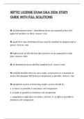SEPTIC LICENSE EXAM Q&A 2026 STUDY GUIDE WITH FULL SOLUTIONS