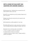 SEPTIC LICENSE 109 EXAM SCRIPT 2026 QUESTIONS WITH ANSWERS GRADED A+