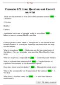 Fresenius RN Exam Questions and Correct  Answers