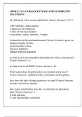 APMLE LEA EXAM QUESTIONS WITH COMPLETE SOLUTIONS