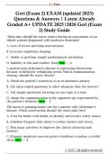 Geri &lpar;Exam 2&rpar; EXAM &lpar;updated 2025&rpar;  Questions & Answers &vert; Latest Already  Graded A&plus; UPDATE 2Geri &lpar;Exam 2&rpar; EXAM &lpar;updated 2025&rpar;  Questions & Answers &vert; Latest Already  Graded A&plus; UPDATE 2025&vert;2026 Geri &lpar;Exam  2&rpar; Study Guide 025&vert;2026 Geri &lpar;Exam  2&rpar; Study Guide 