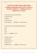 CLTM ASAP Board Prep 2025-2026 &vert;  Complete Questions and Correct Answers &vert;  Already Graded A&plus; &vert; Verified Answers &vert;  Brand New Version&excl;