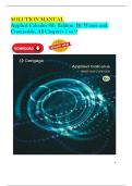 Solution Manual for Applied Calculus 8th Edition by Waner & Costenoble &vert; ISBN 9780357723487 &vert; All Chapters 1&ndash;9 Complete Solutions