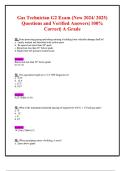 Gas Technician G2 Exam &mdash; Complete Questions&comma; Answers & Rationales for Certification Preparation &vert; Verified 2025&ndash;2026 Study Guide
