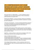 ATI Comprehensive Exit Exam Retake 2025 with NGN Questions & Answers