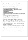 Pod med test 1 questions with complete solutions