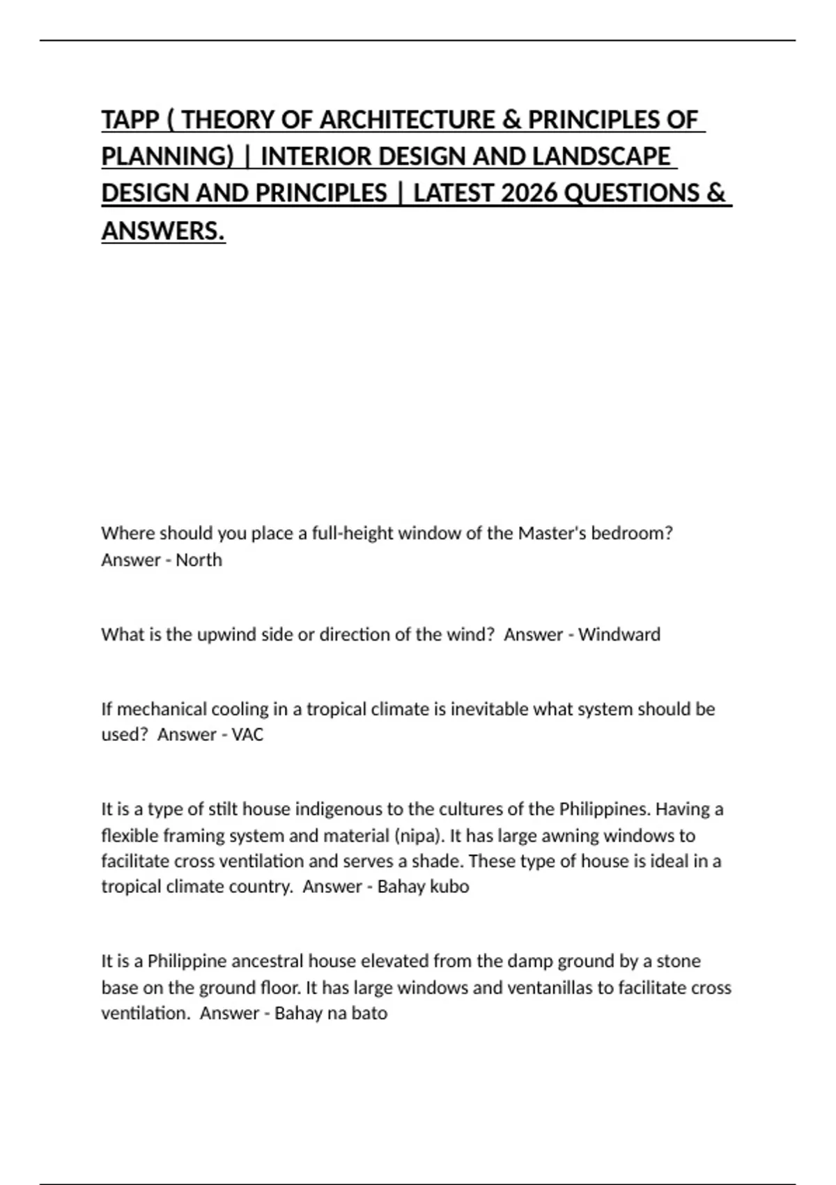 TAPP ( THEORY OF ARCHITECTURE & PRINCIPLES OF PLANNING) | INTERIOR ...