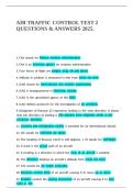 AIR TRAFFIC CONTROL TEST 2 QUESTIONS & ANSWERS 2025&period;