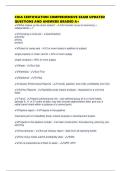 CHIA CERTIFICATION COMPREHENSIVE EXAM UPDATED QUESTIONS AND ANSWERS GRADED A&plus;