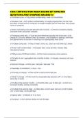CHIA CERTIFICATION MAIN EXAMS SET UPDATED QUESTIONS AND ANSWERS GRADED A&plus;