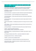 CWB LEVEL 1 UPDATED QUESTIONS AND ANSWERS GRADED A&plus;