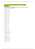 DEP PQS UPDATED QUESTIONS AND ANSWERS GRADED A&plus;