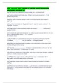 FTT 111-9352 TEST PAPER UPDATED QUESTIONS AND ANSWERS GRADED A&plus;