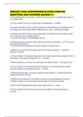 MONDAY&period;COM COMPREHENSIVE EXAM UPDATED QUESTIONS AND ANSWERS GRADED A&plus;