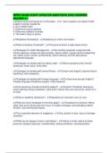 MPDS EXAM SCRIPT UPDATED QUESTIONS AND ANSWERS GRADED A&plus;